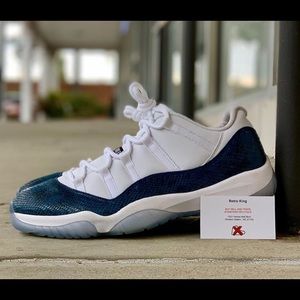 Retro 11 Snakeskin Blue